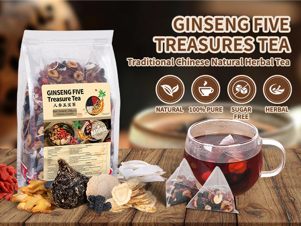 Ginseng Five Treasure Tea